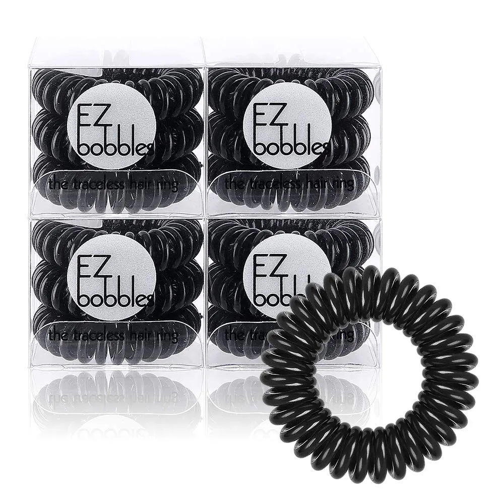 12pcs Spiral Hair Bands for Women and Girls Plastic Multicolour Series Spiral Hair Bands