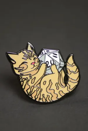 1985 Games: Pin D20 Kitty