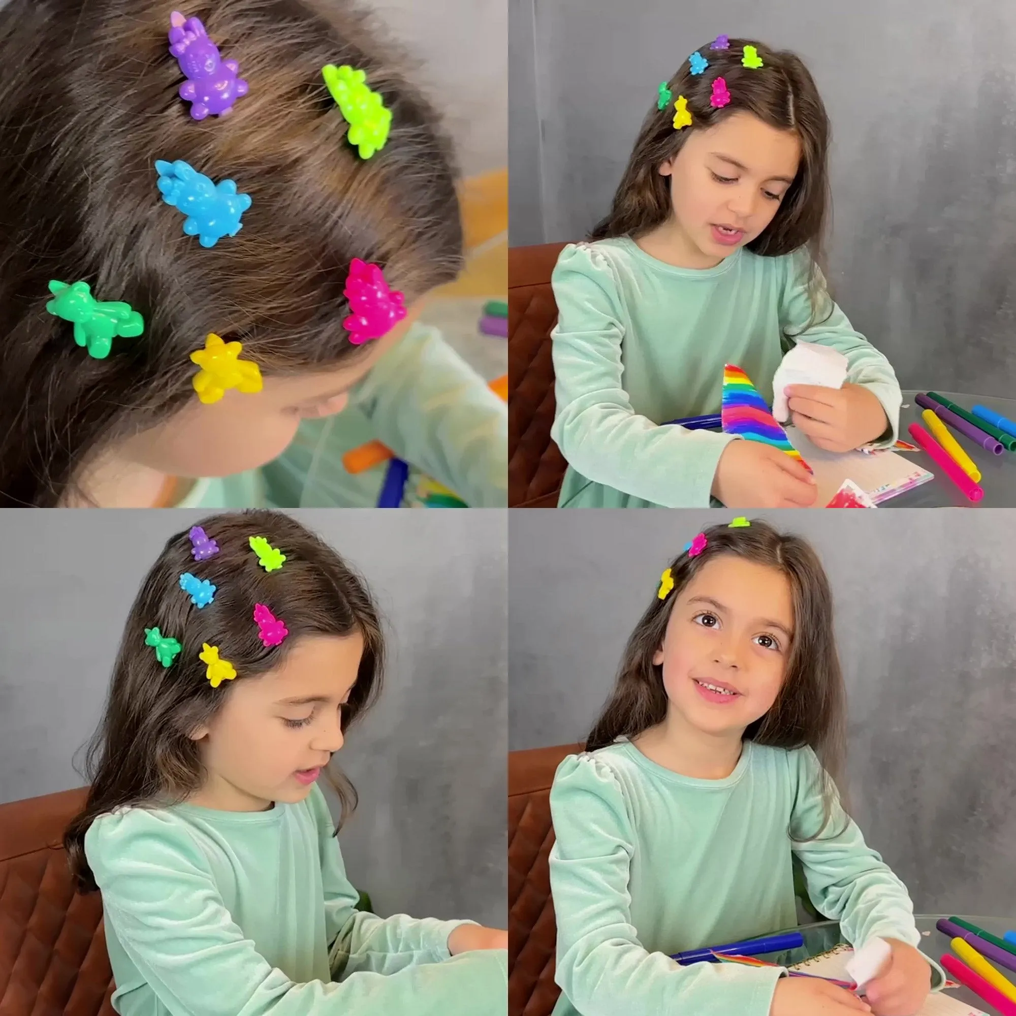 20 Pack BGP9 Hair Barrettes for Girls