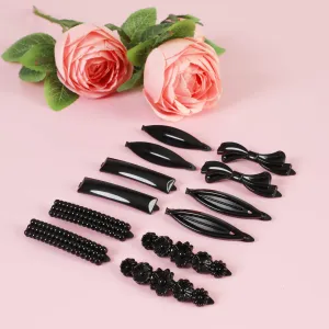 24 Pack UP1 Plastic Self Hinge Hair Clips