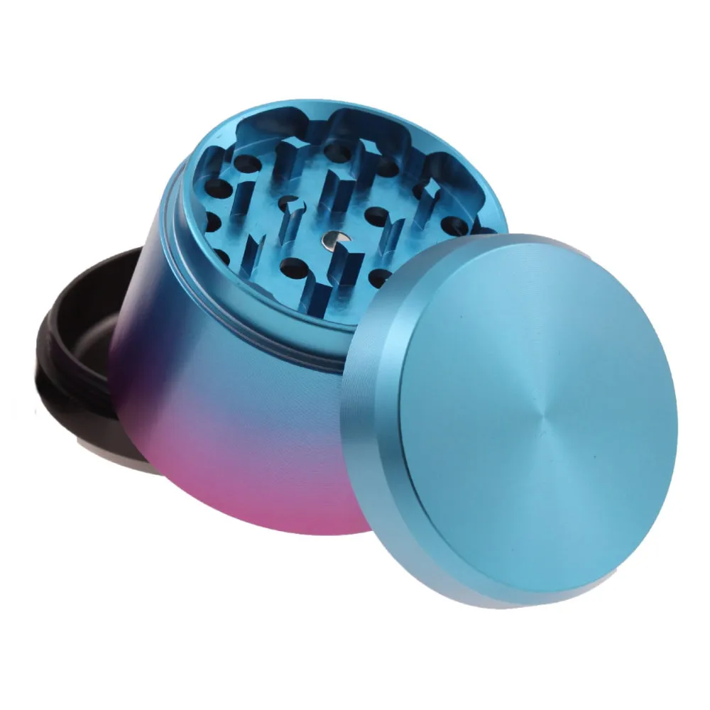 4-Part Metal Oxidised Rainbow Grinder - 55mm