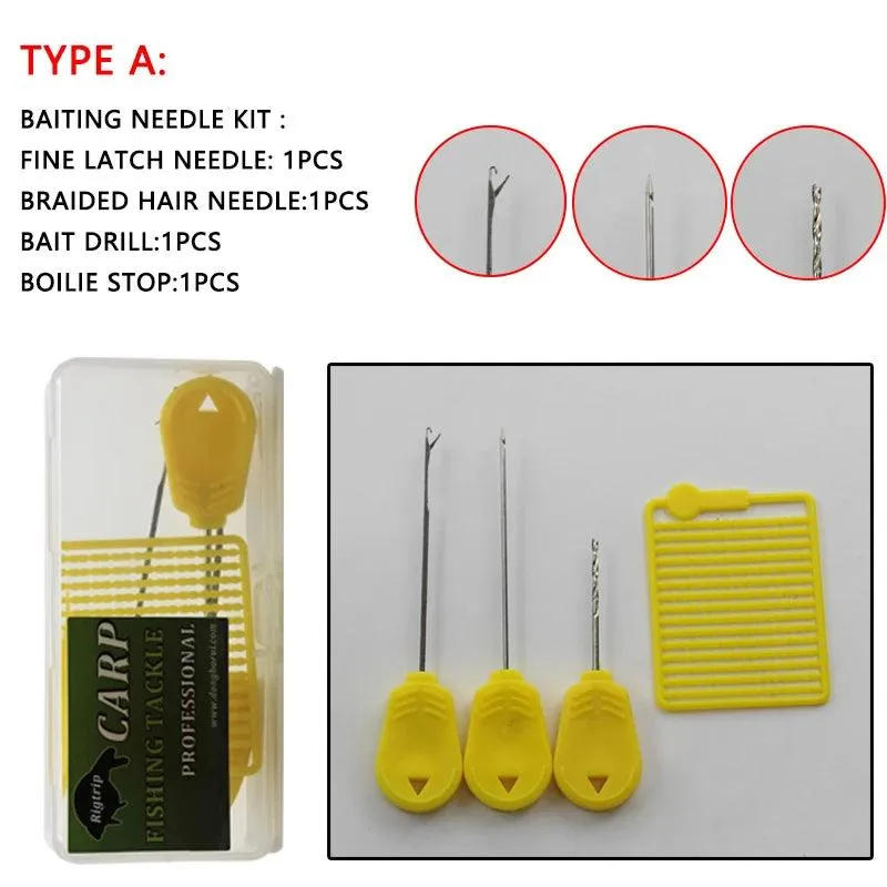 6 Pcs Carp Fishing Accessories Hair Rig Fishing Hook