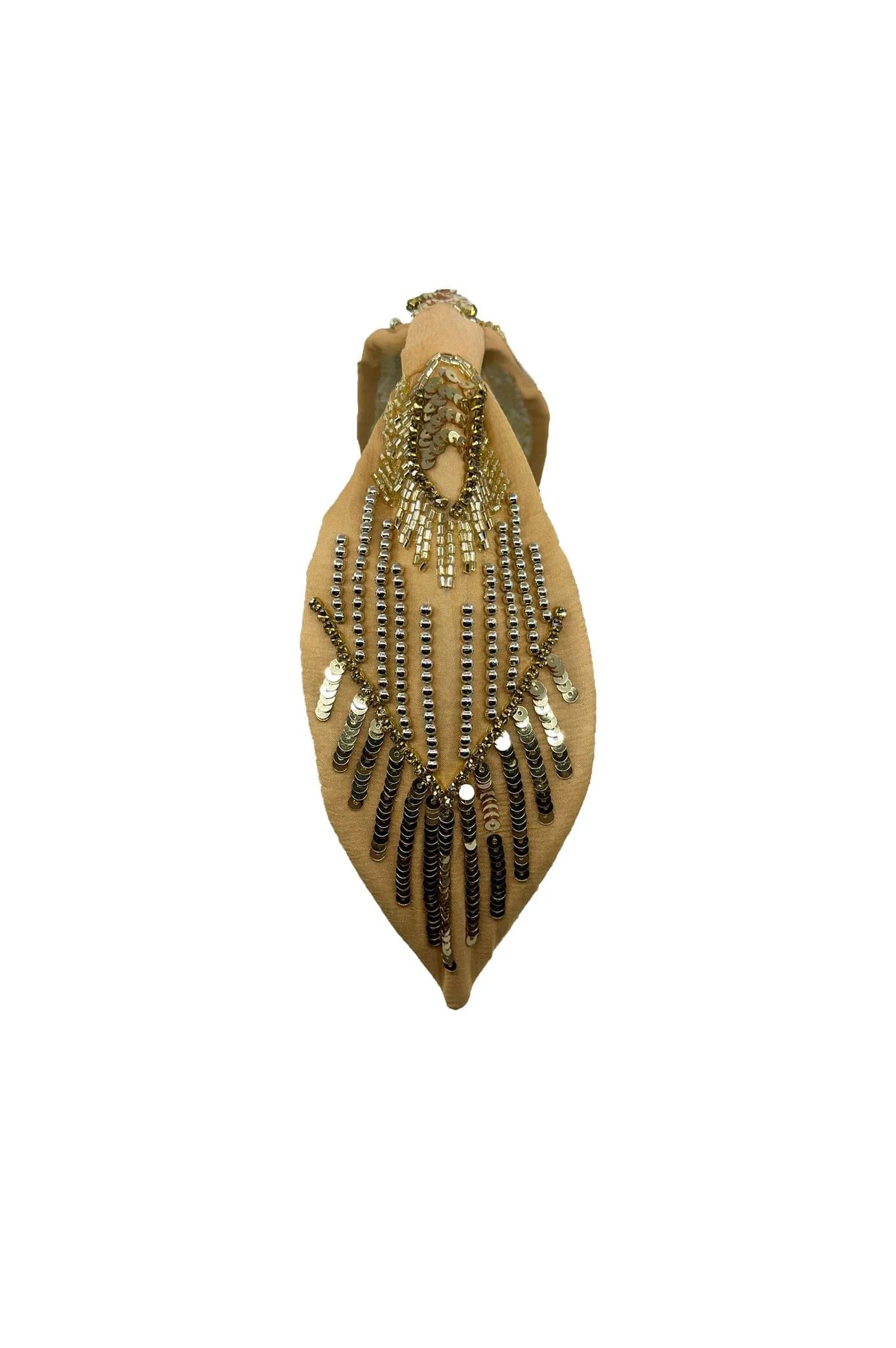 Abella Embellished Headband Gold