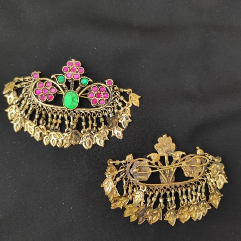Afghan Floral Hair Clip, Hair Accessories