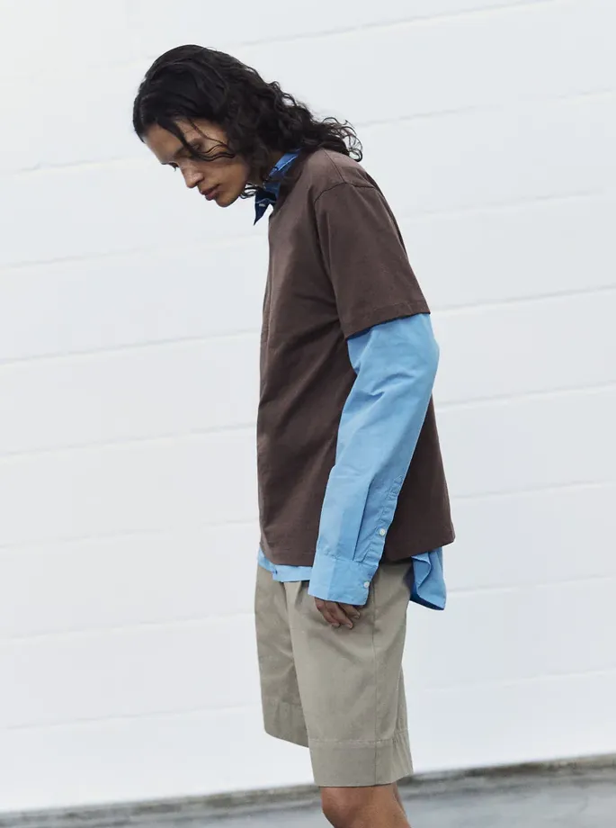 Aiayu - Classic Circular Tee Coffee