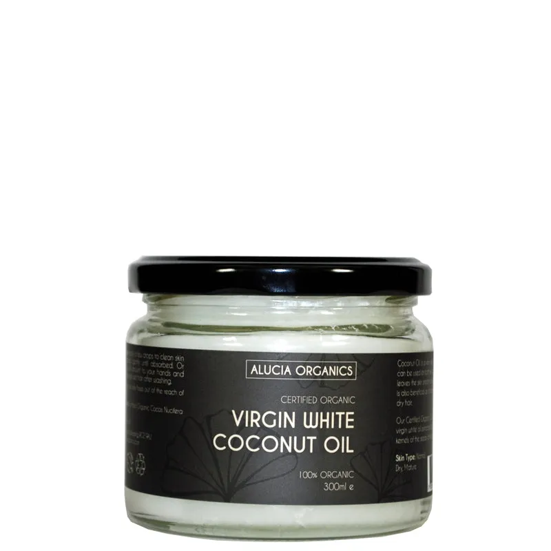 Alucia Organics Certified Organic Virgin White Coconut Oil 300ml