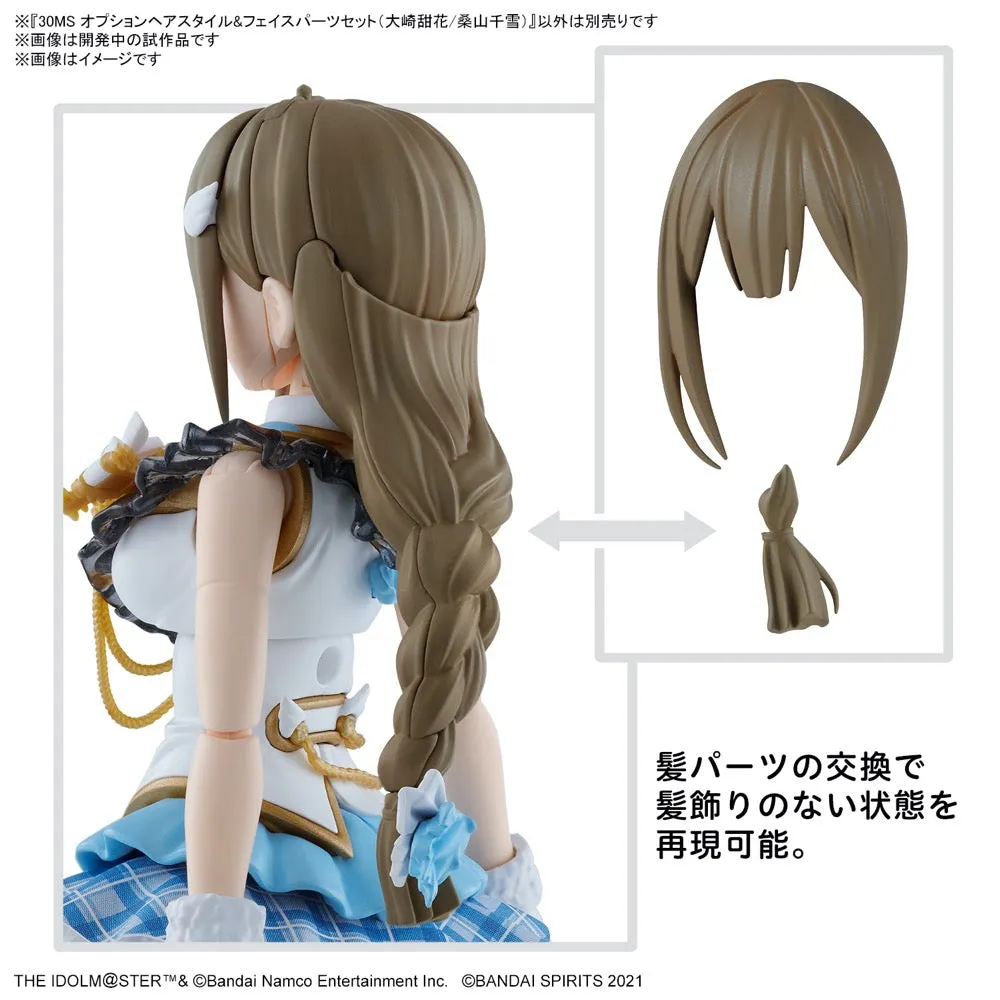 Bandai 5066312  Option Hair Style and Face Parts Set Tenka Osaki and Chiyuki Kuwayama 30MS