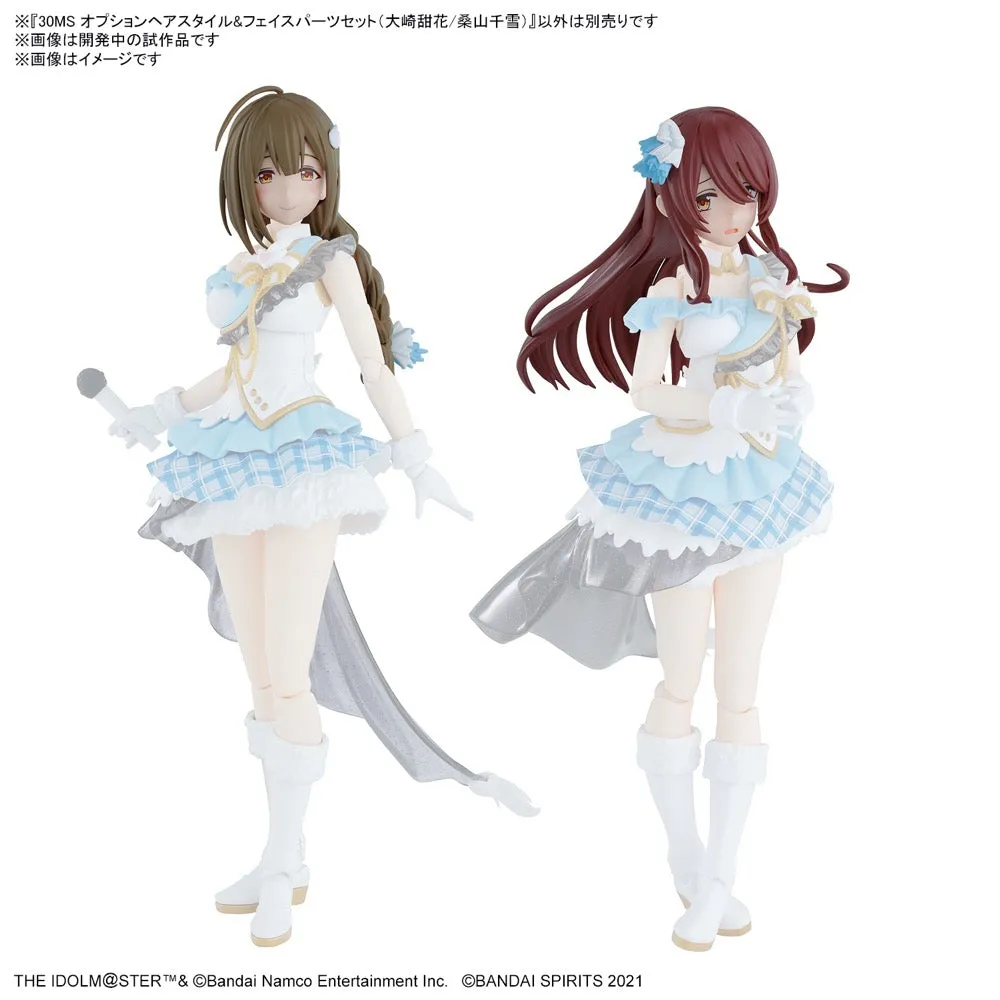 Bandai 5066312  Option Hair Style and Face Parts Set Tenka Osaki and Chiyuki Kuwayama 30MS