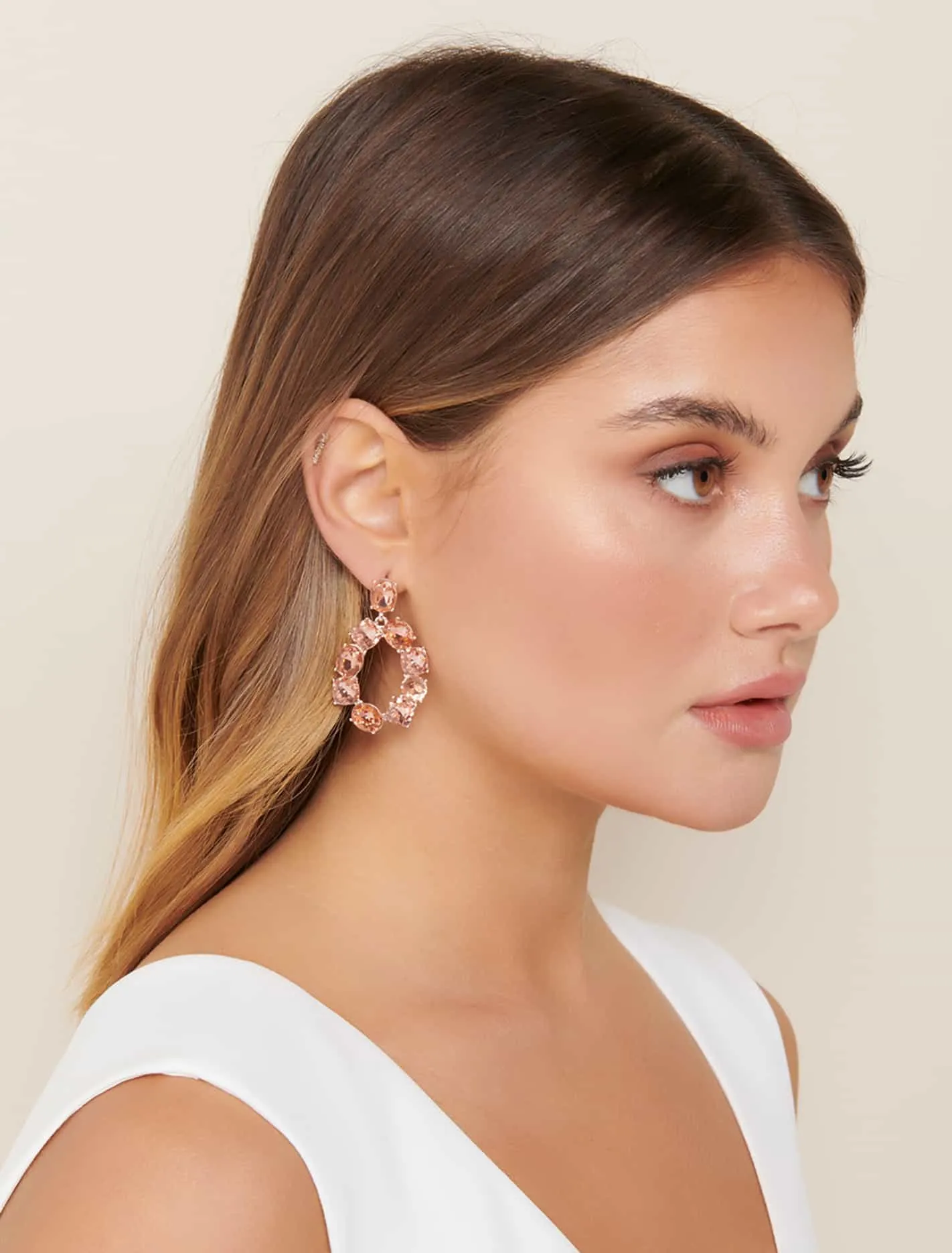 Becca Oval Drop Earrings
