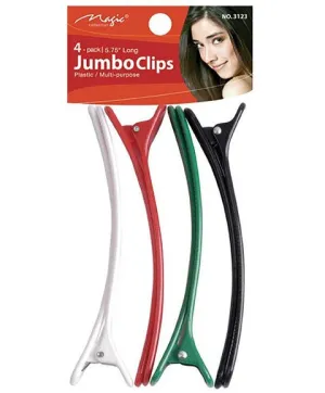 Bee Sales Magic Collection Plastic Jumbo Clips 3123