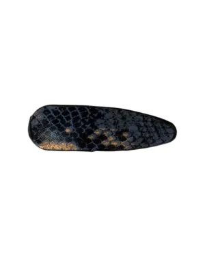Black Colour Hair Clip Pelle Blue Leo 5658
