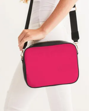 Bright Pink Crossbody Bag | Bright Pure Pink | C0M100Y50K0