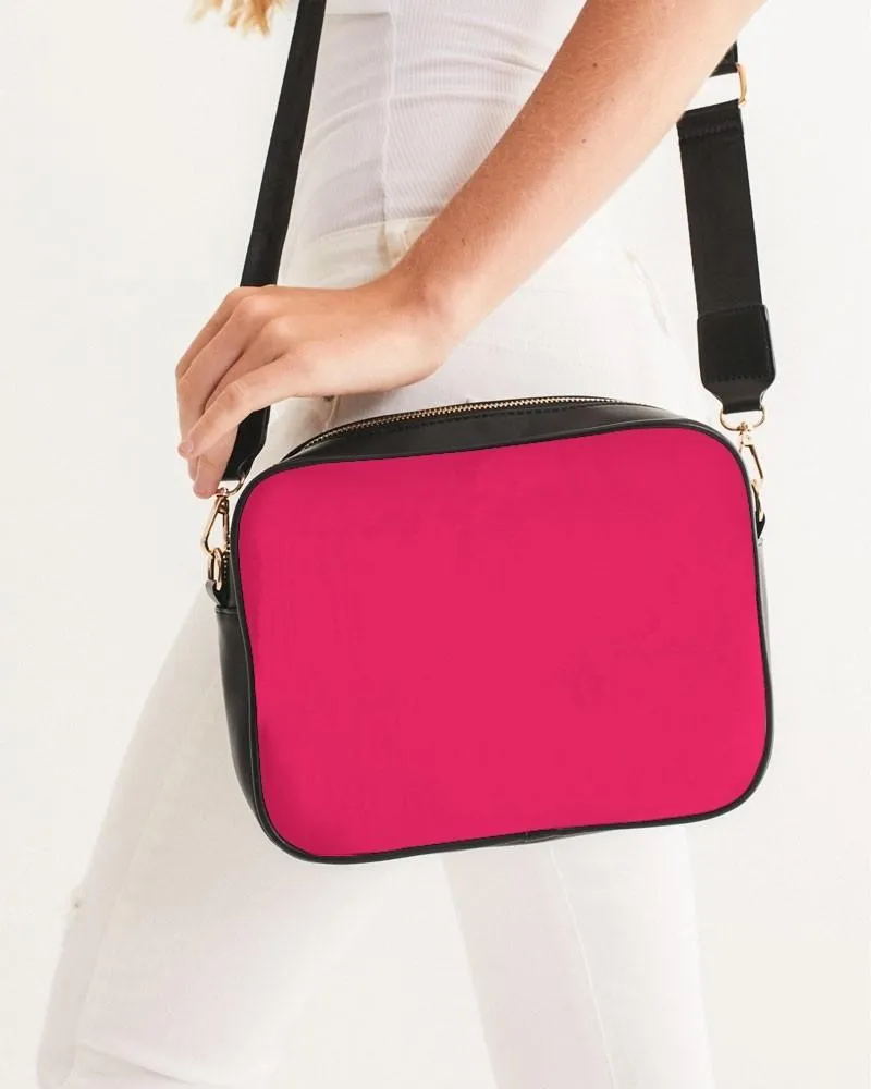 Bright Pink Crossbody Bag | Bright Pure Pink | C0M100Y50K0