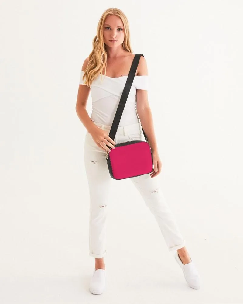 Bright Pink Crossbody Bag | Bright Pure Pink | C0M100Y50K0