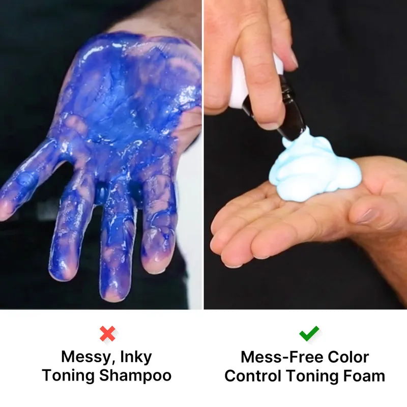Color Wow Color Control Blue Toning   Styling Foam for Dark Hair