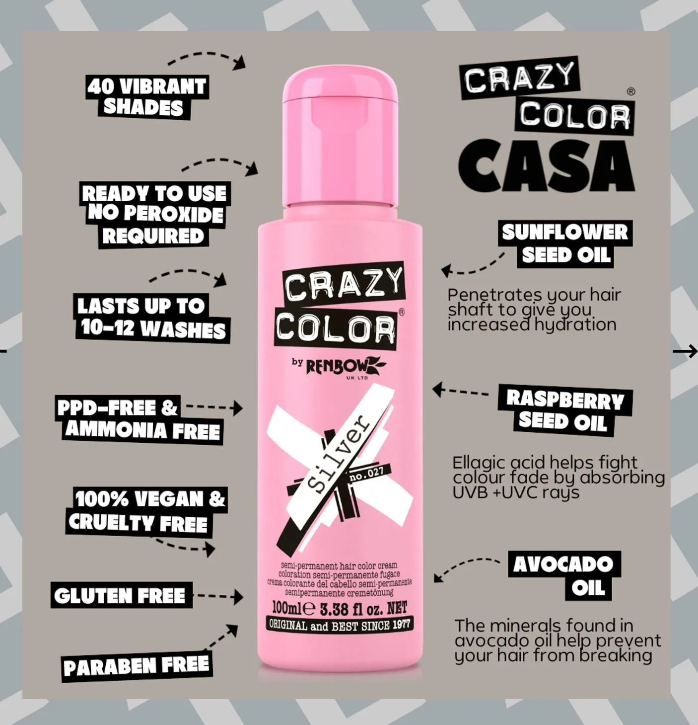 Crazy Color - Silver
