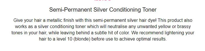 Crazy Color - Silver