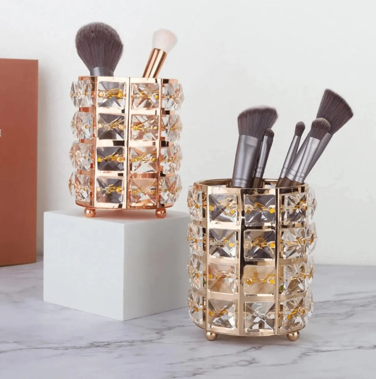 Crystal Makeup Brush Holder