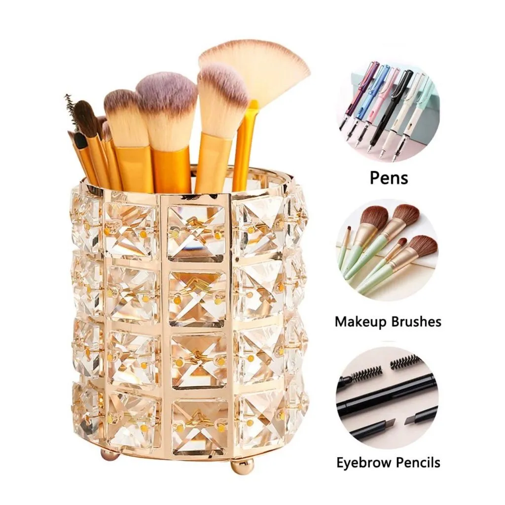 Crystal Makeup Brush Holder