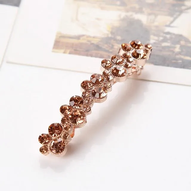 Crystal Pearl Hair Clip
