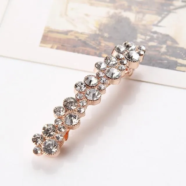 Crystal Pearl Hair Clip