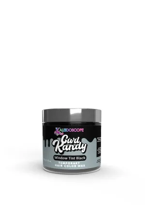 Curl Kandy Window Tint Black - Temporary Hair Color Wax 6oz