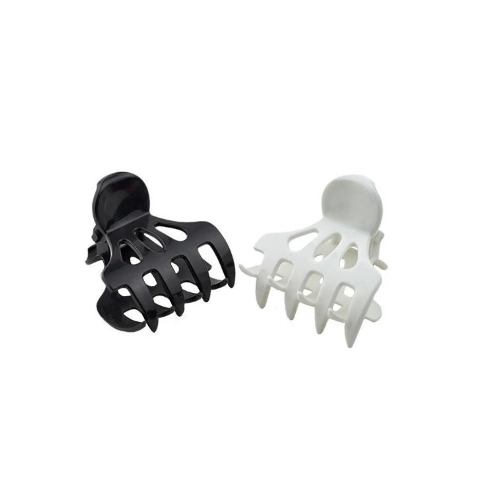 Curl Keeper Roller Jaw Clips 12pack (6white /6 black)