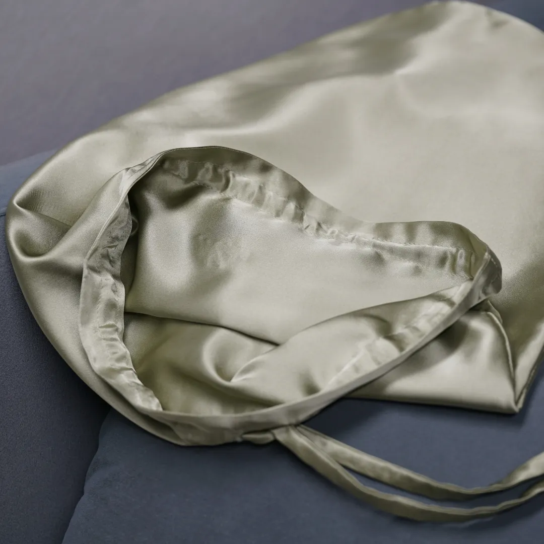 Custom Wholesale Drawstring Silk Bonnet Double Side