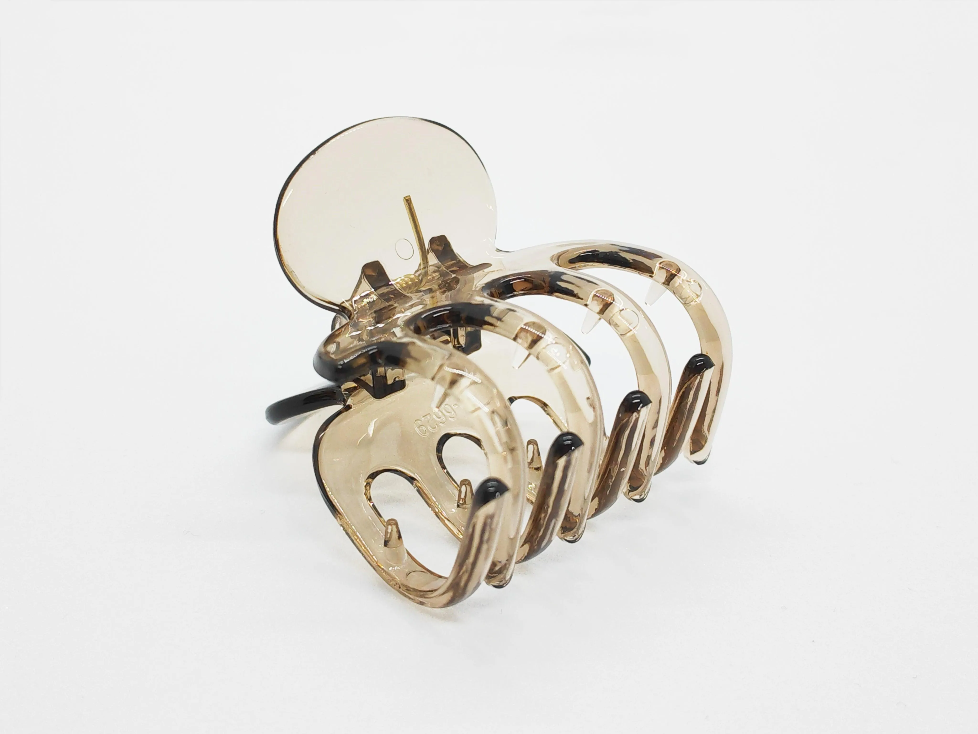 Elegant Transparent Mini Square Hair Claw Clip