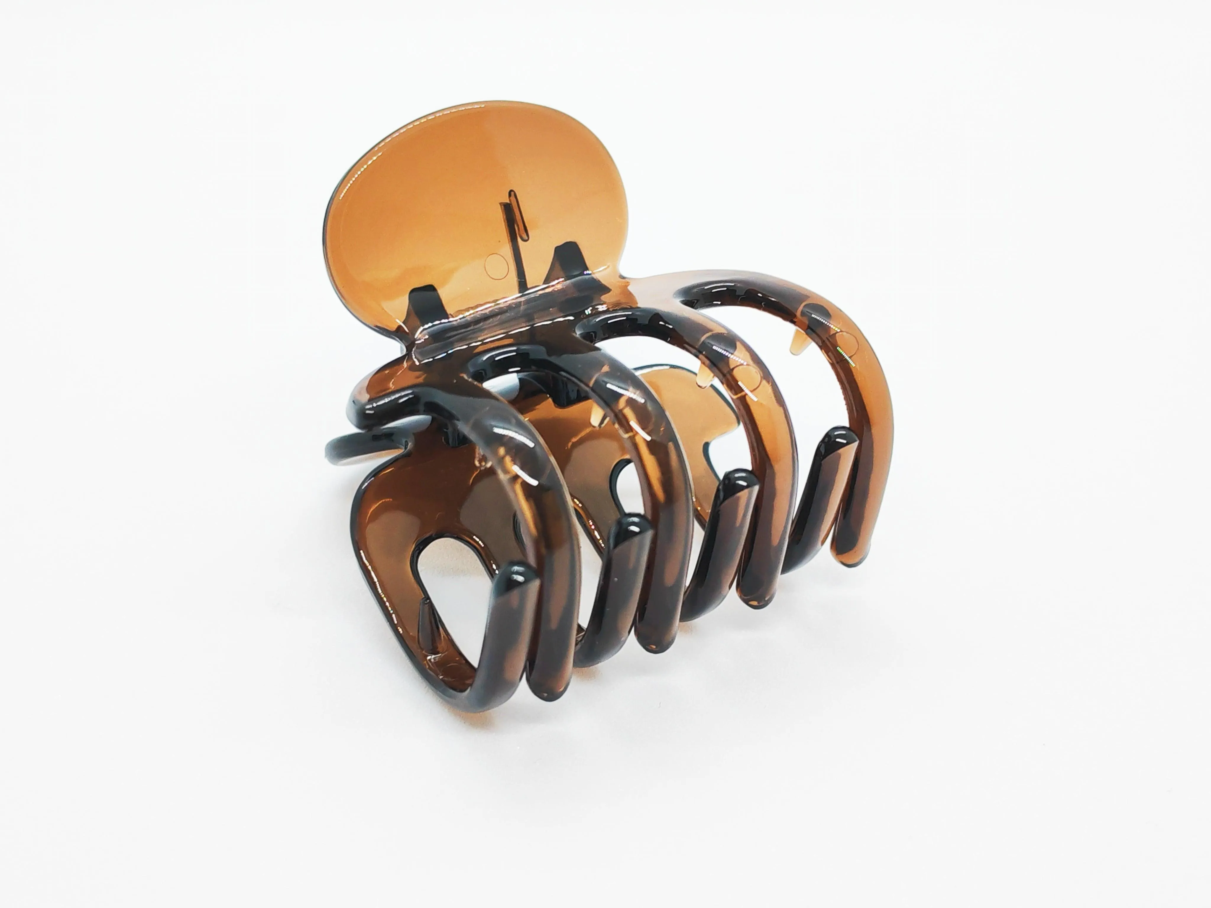Elegant Transparent Mini Square Hair Claw Clip