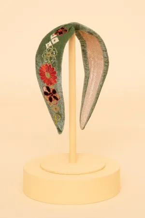 Embroidered Narrow Headband