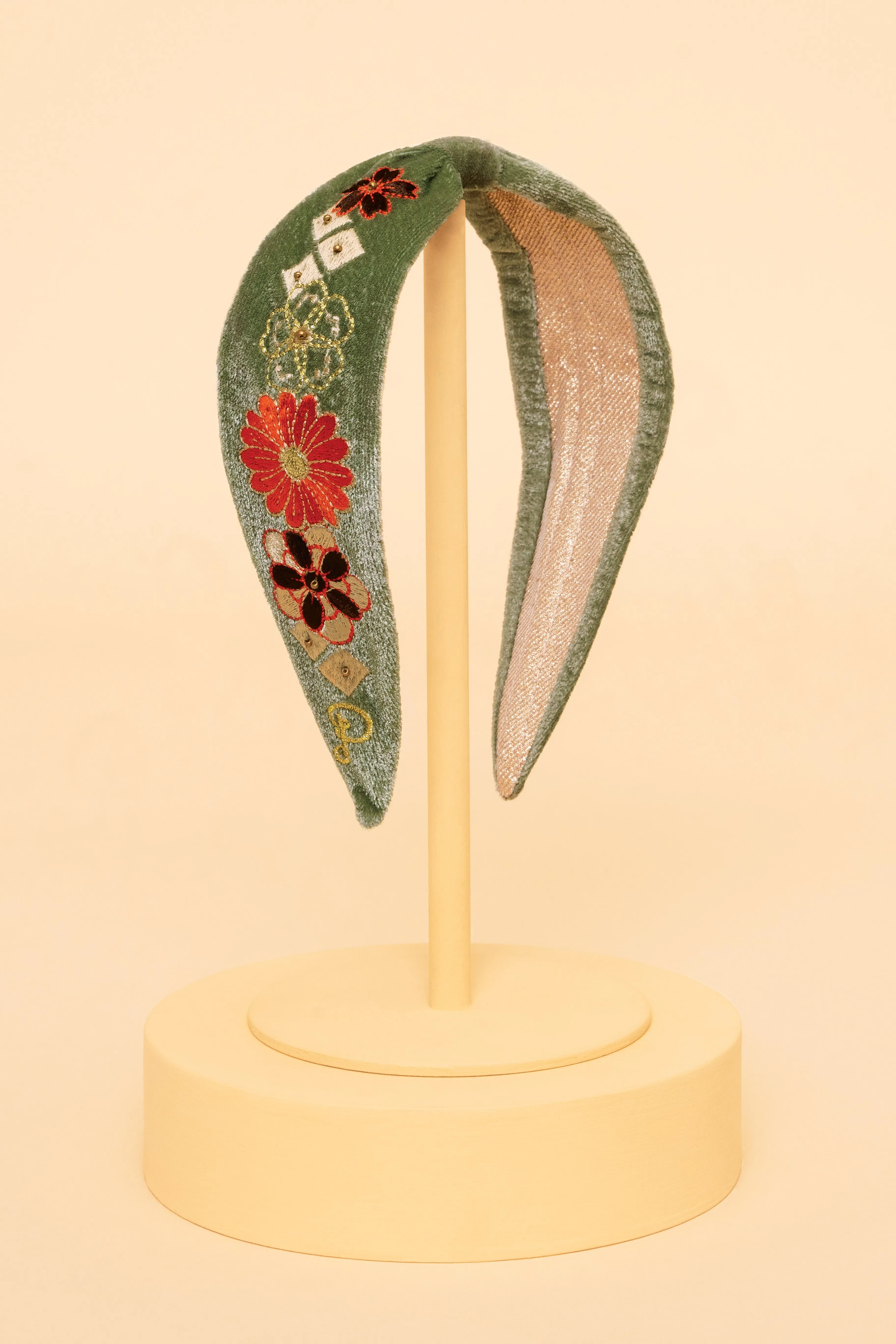 Embroidered Narrow Headband