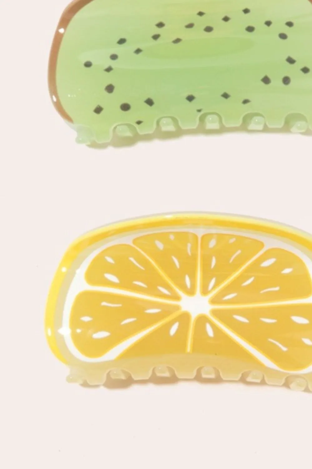 Fame Kiwi Lemon Watermelon Hair Clip Set