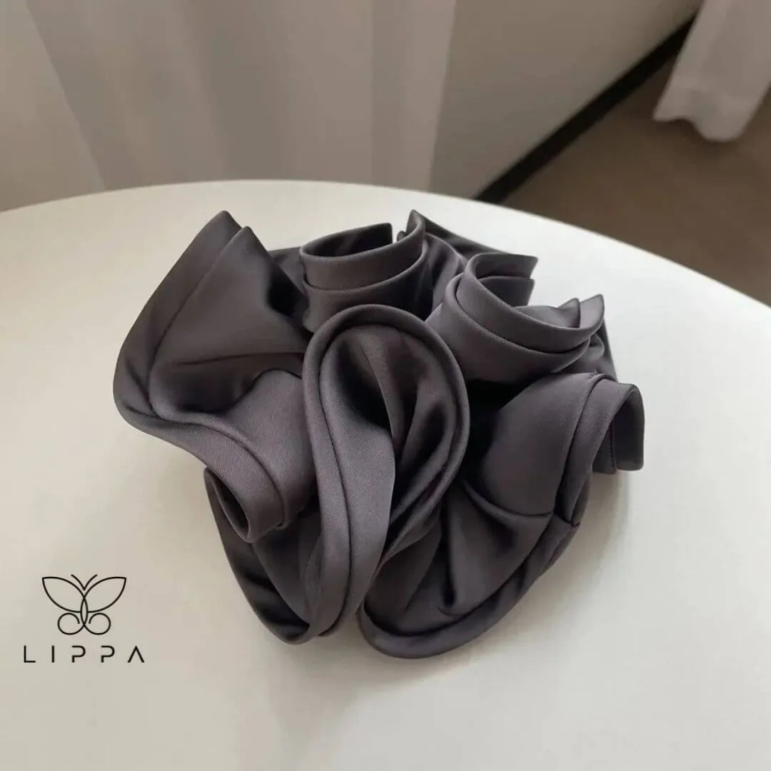 Fashion Big Size Scrunchie - Elegant Ruffle Elastic Hair Bands