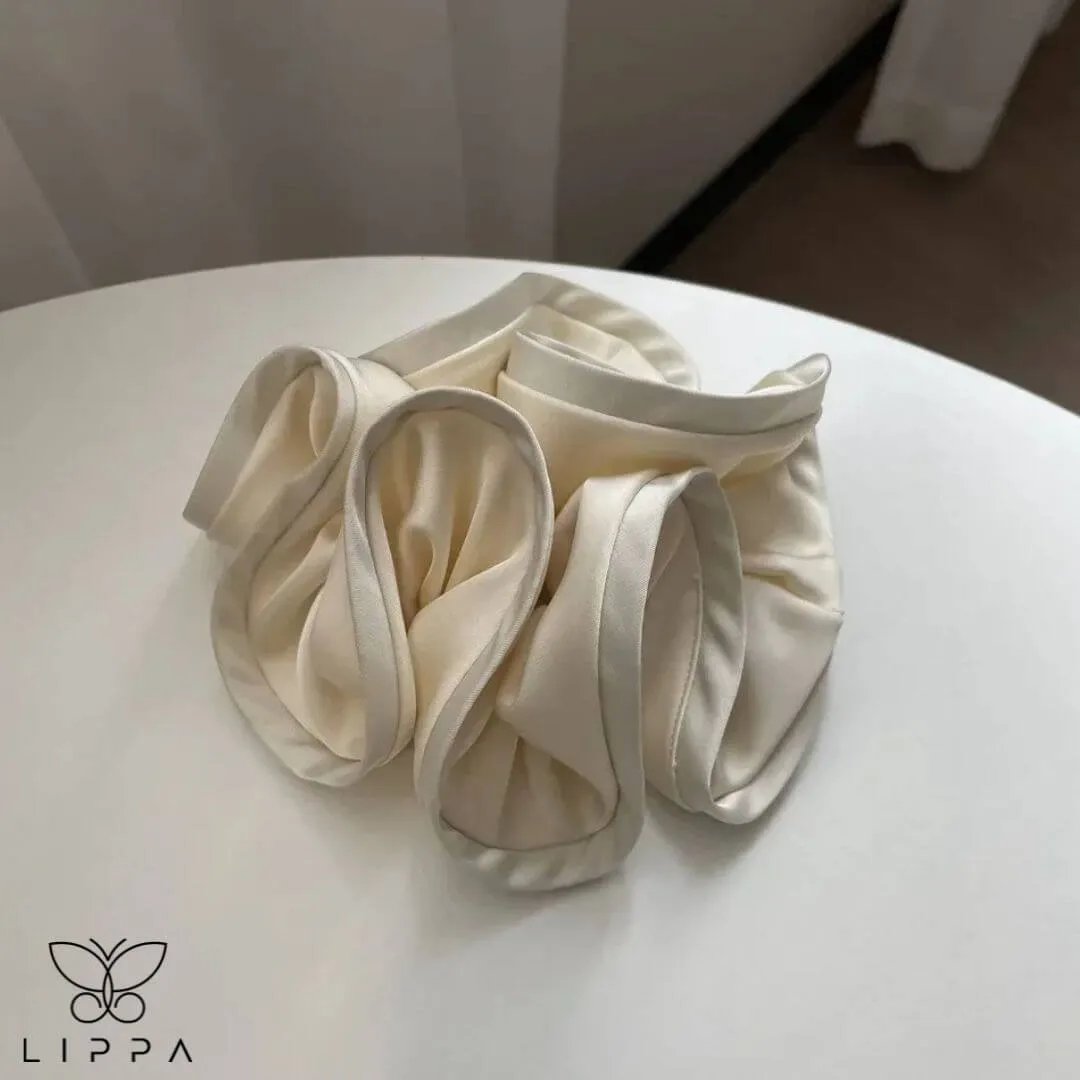 Fashion Big Size Scrunchie - Elegant Ruffle Elastic Hair Bands