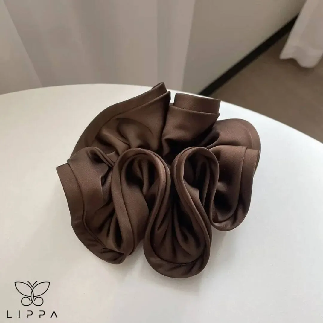 Fashion Big Size Scrunchie - Elegant Ruffle Elastic Hair Bands