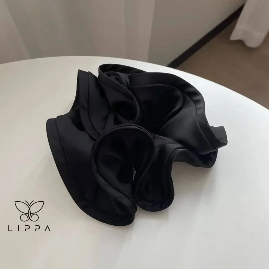 Fashion Big Size Scrunchie - Elegant Ruffle Elastic Hair Bands