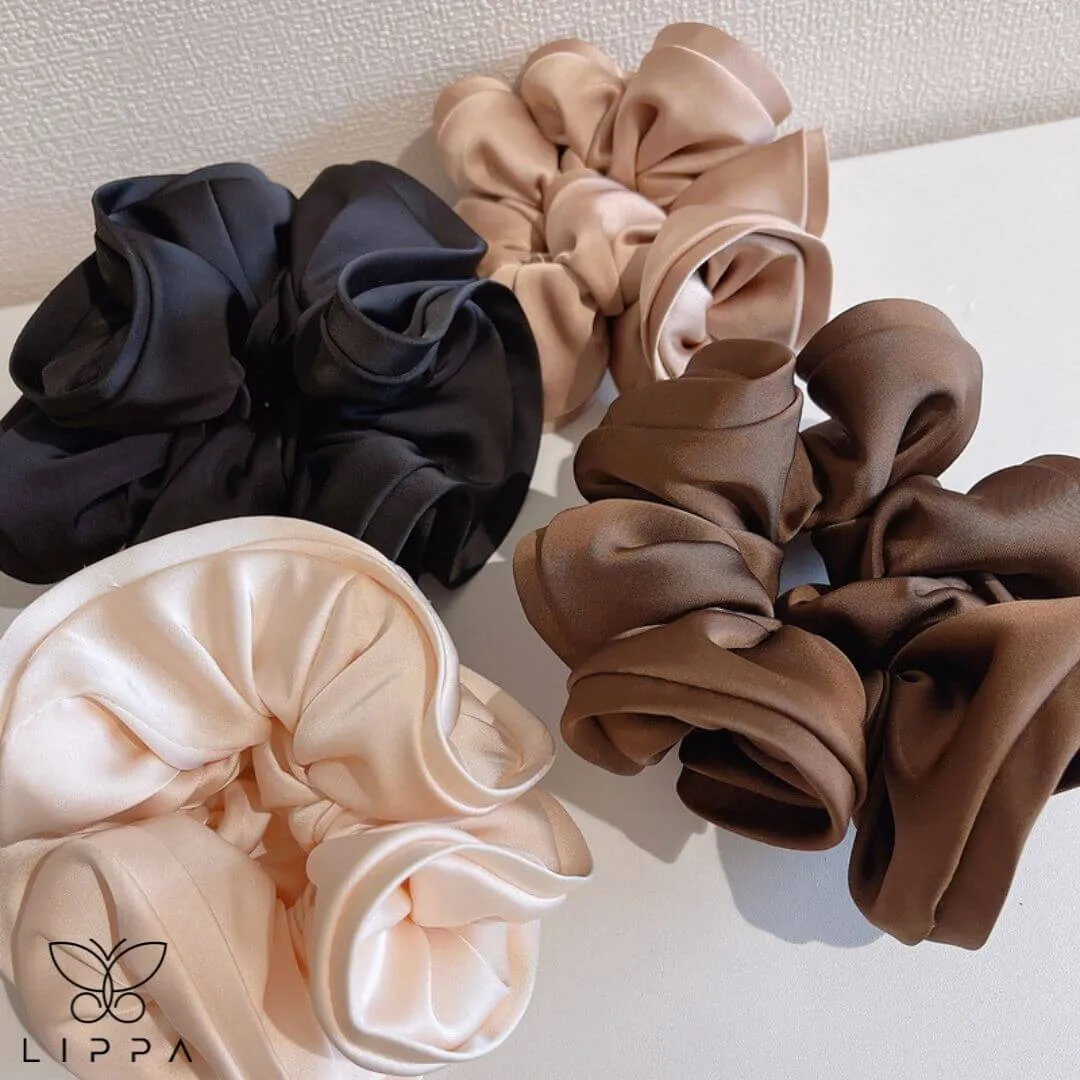 Fashion Big Size Scrunchie - Elegant Ruffle Elastic Hair Bands