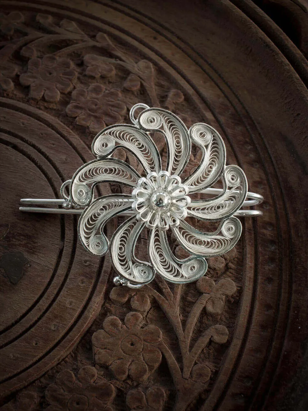 Floral Bun Pin