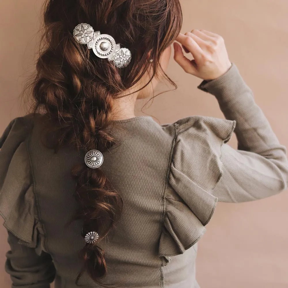 Flower Vintage Design Ponytail Holder