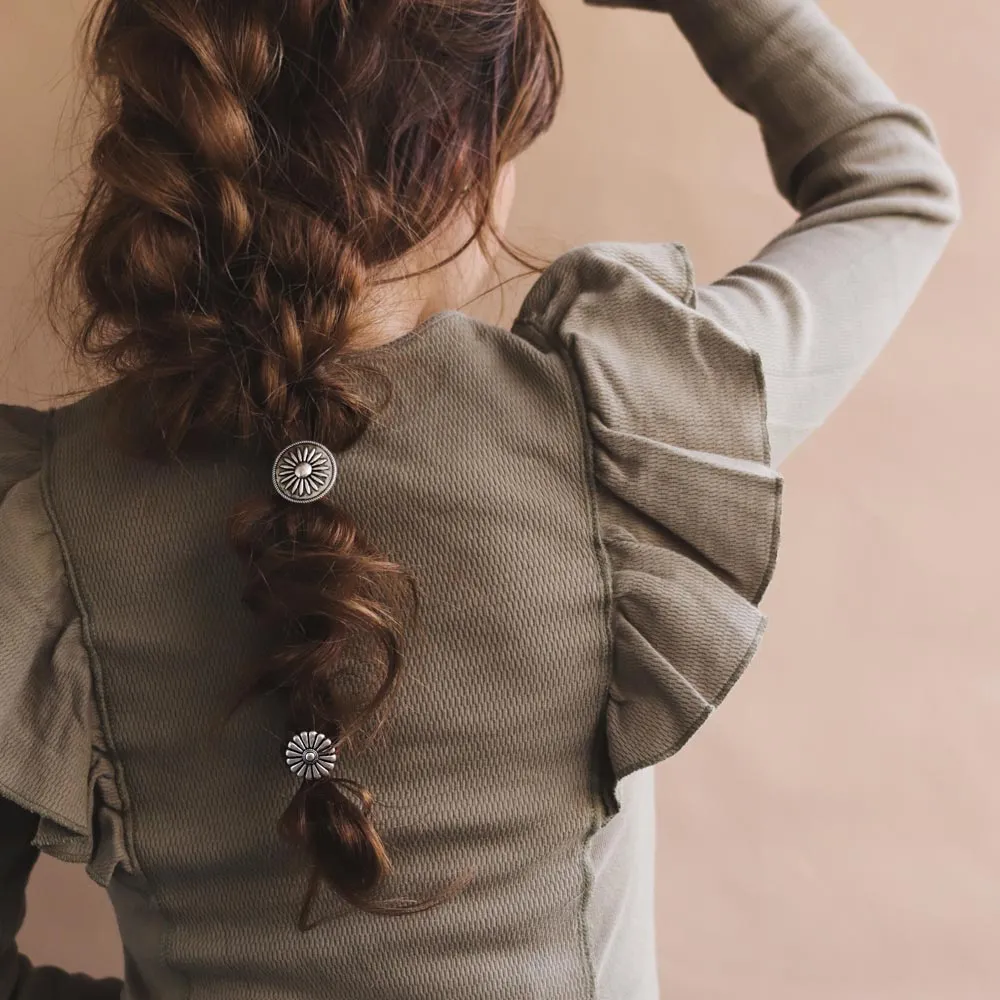 Flower Vintage Design Ponytail Holder