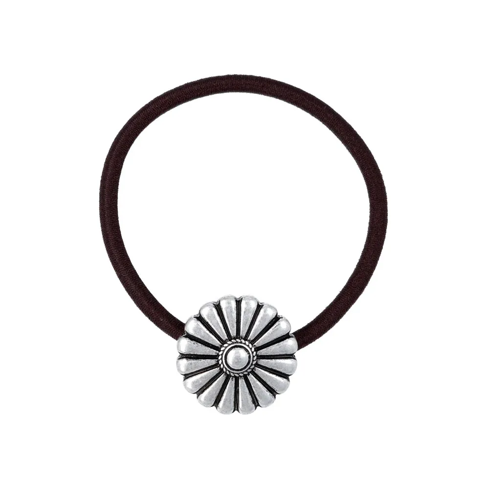 Flower Vintage Design Ponytail Holder