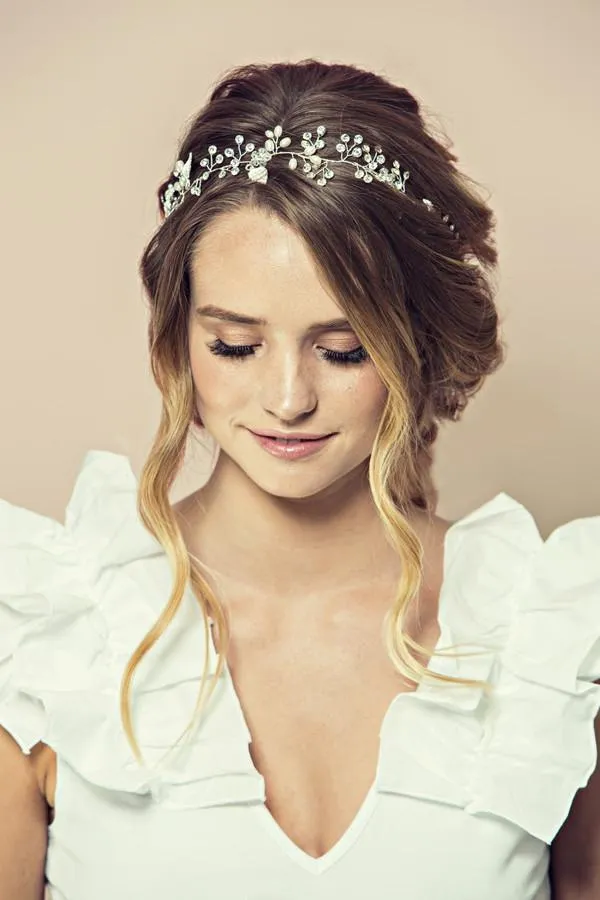 Gabriella Crystal Vine Headpiece