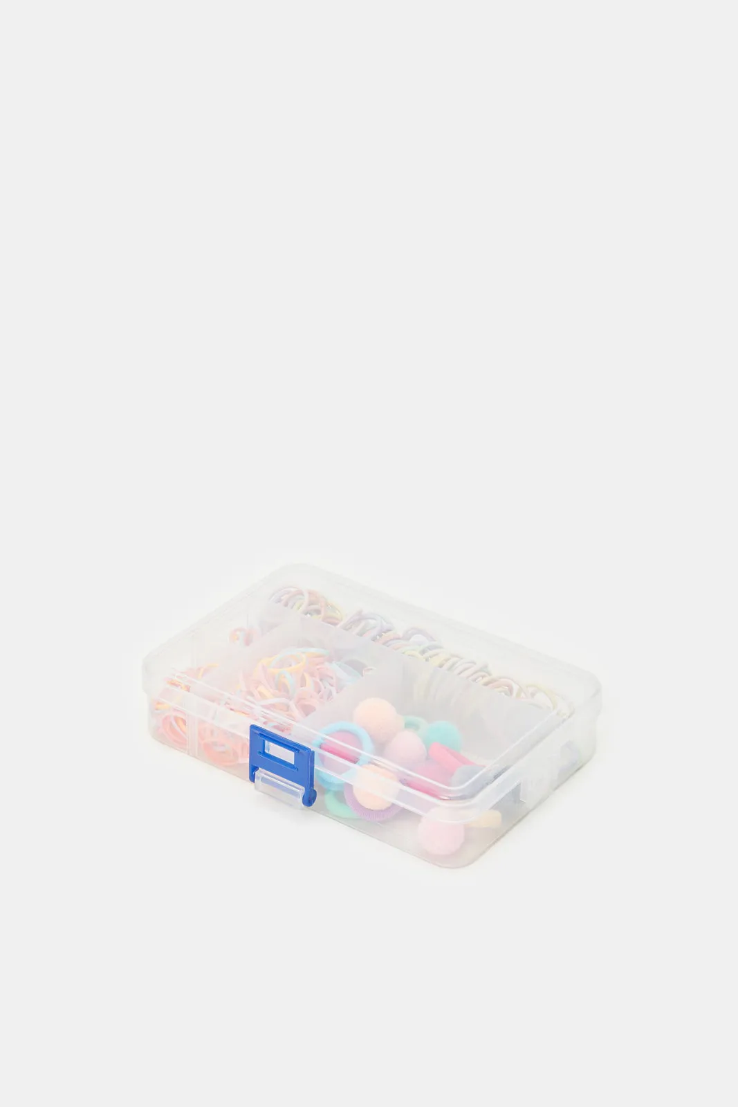 Girls Assorted Elastic Tie Set With Box
