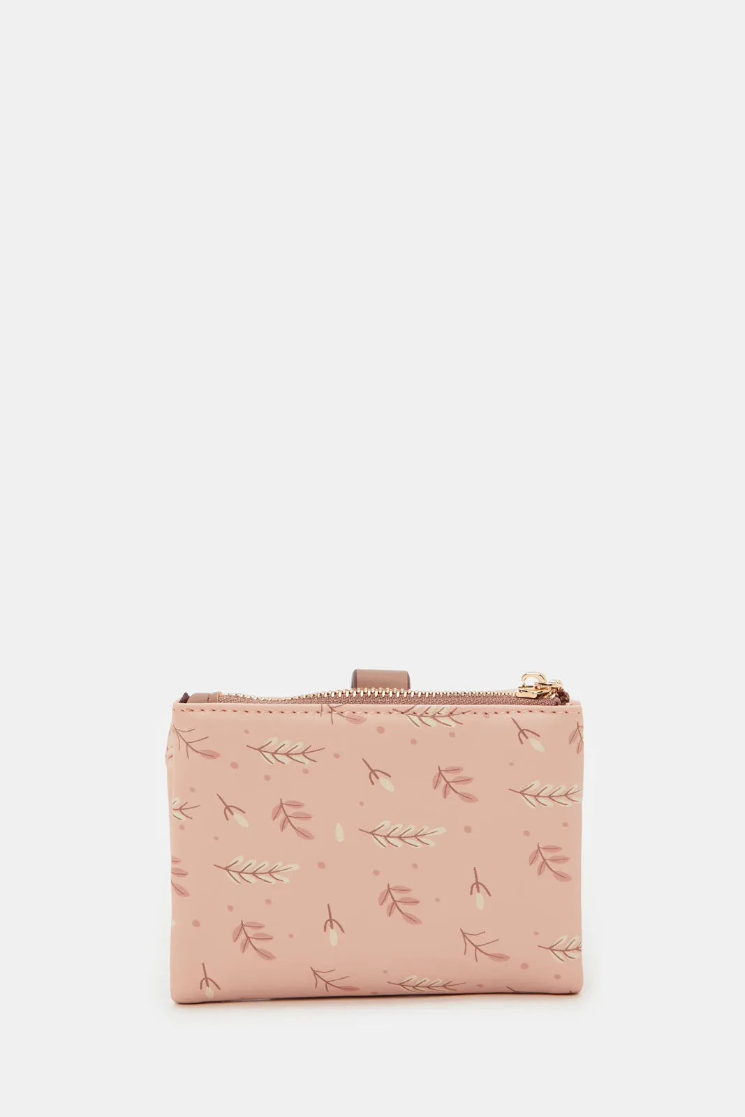 Girls Pink Flower Print Purse