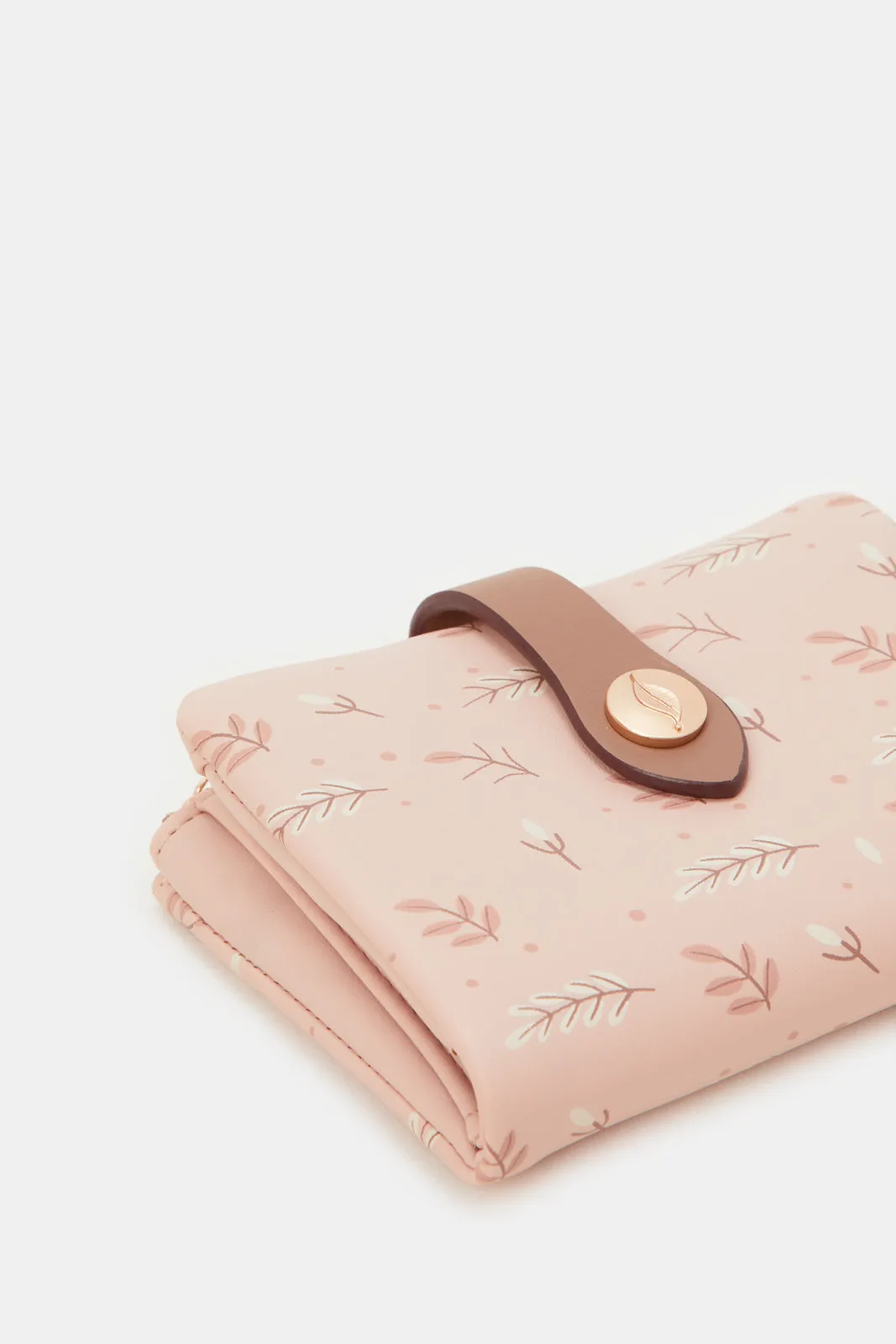 Girls Pink Flower Print Purse