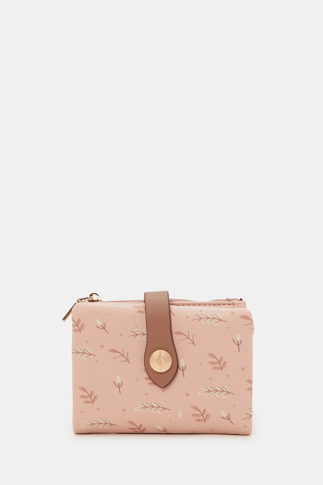 Girls Pink Flower Print Purse