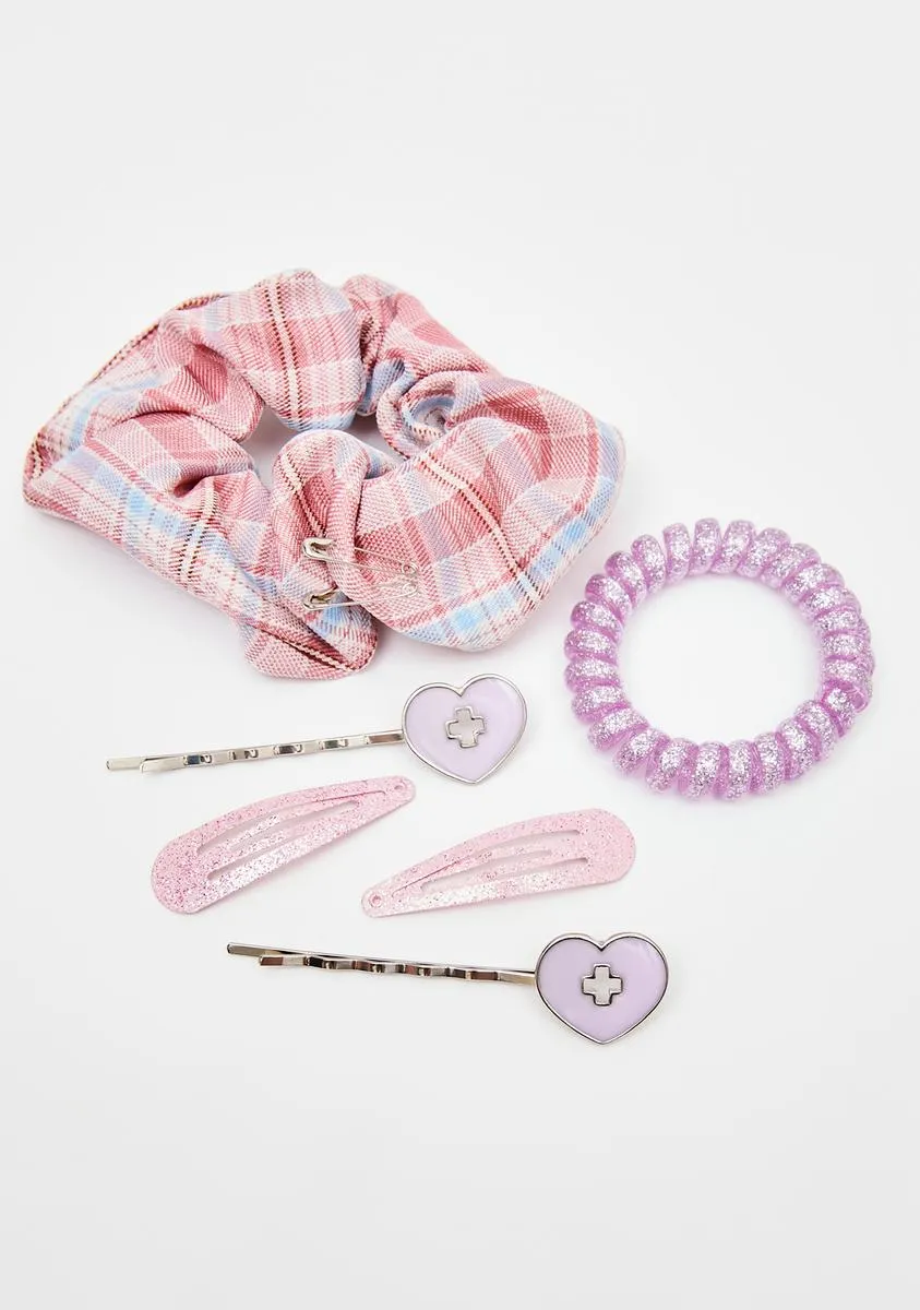 Glitter Factory Hair Clips Set