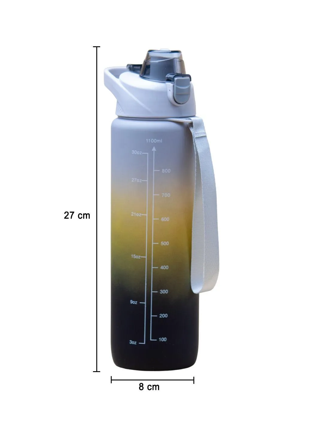 Gradiant Prints Plastic Water Storage Bottle 1100mL