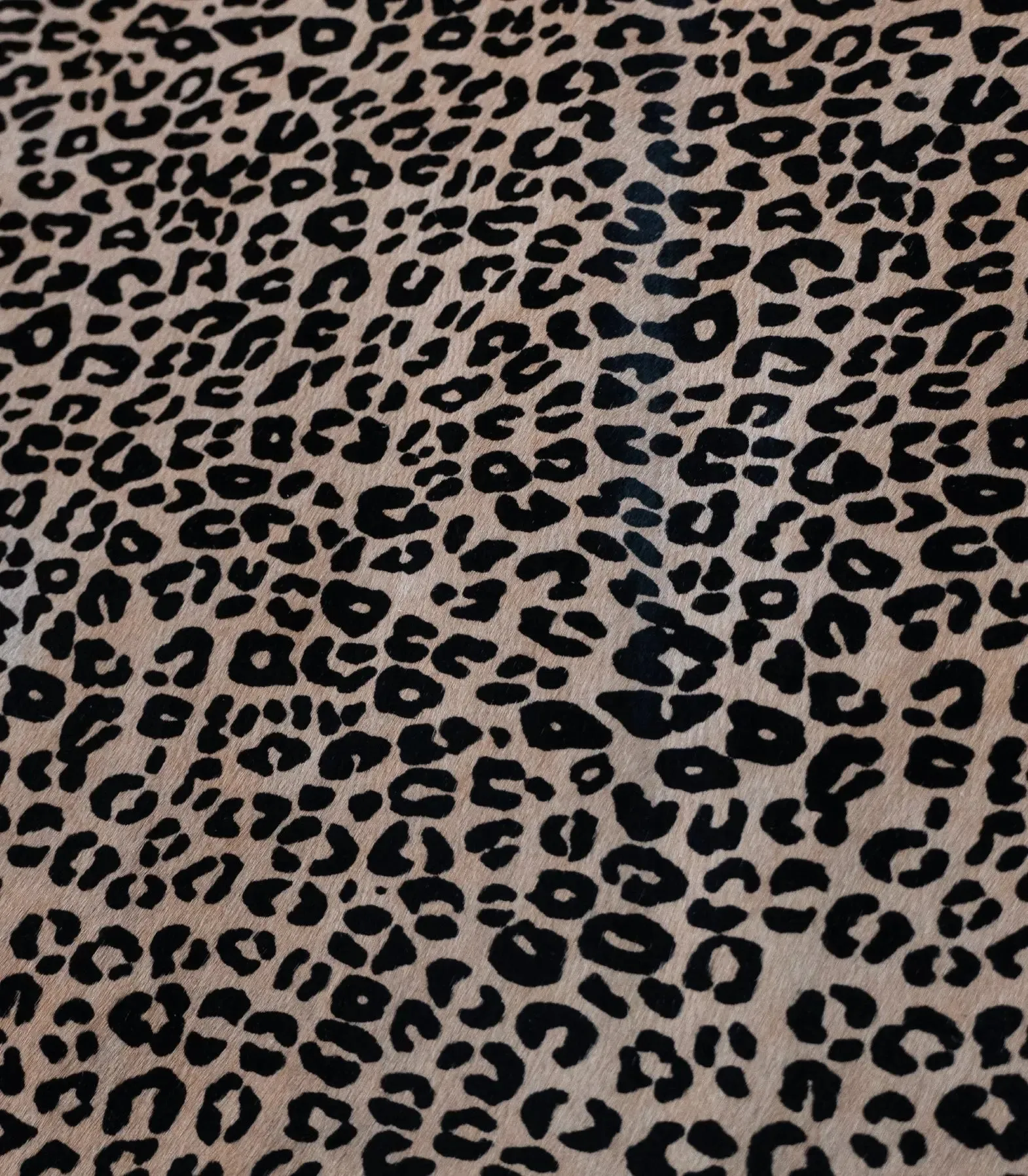 Hair-On Baby Leopard Print Cowhide